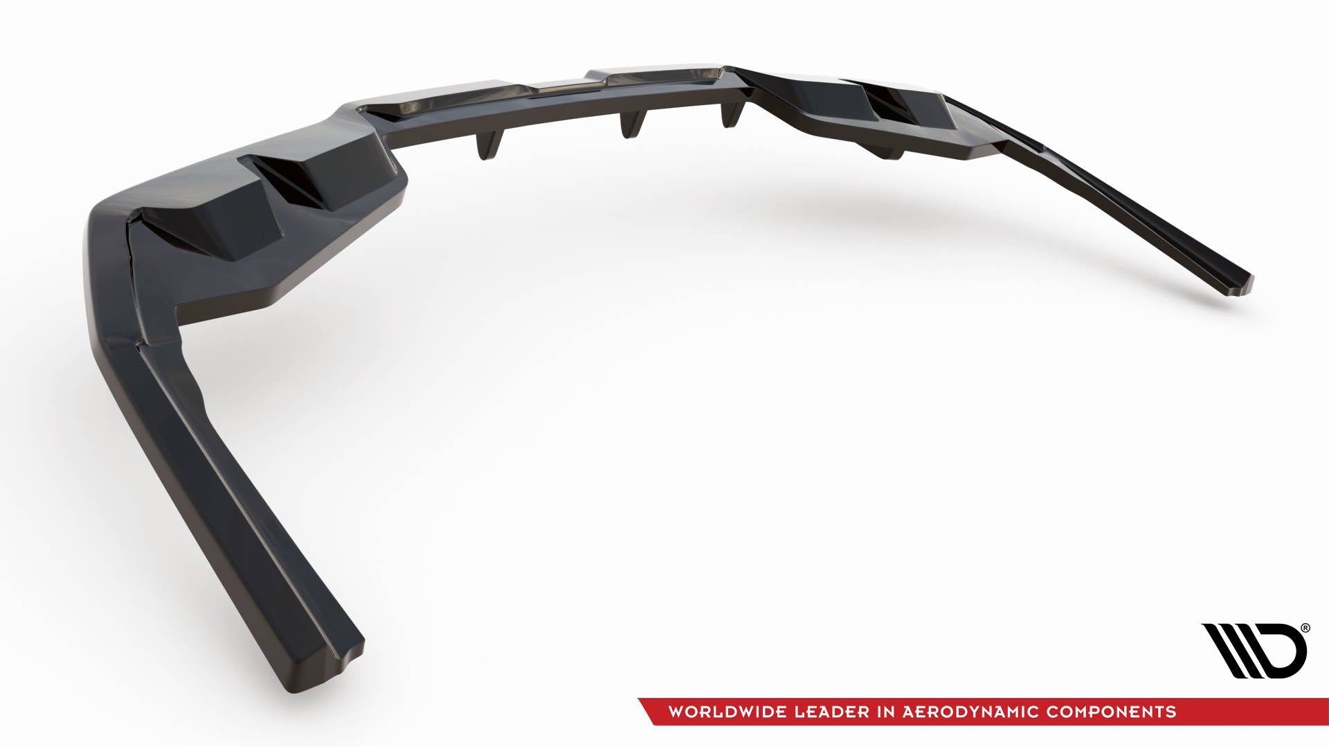 Maxton Design Street+ Mittlerer Diffusor RACE passend für V.1 BMW i4 M-Paket G26 schwarz Hochglanz