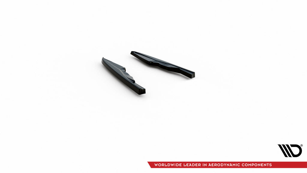 Maxton Design Heck Ansatz Flaps Diffusor V.2 passend für Audi RSQ8 Mk1 schwarz Hochglanz