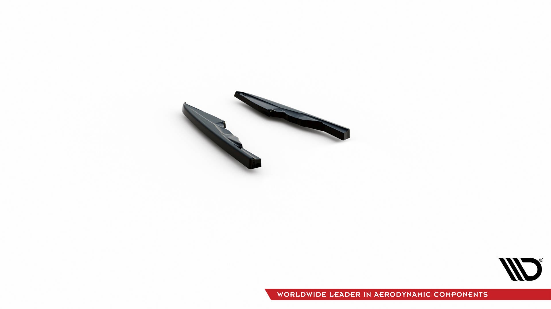 Maxton Design Heck Ansatz Flaps Diffusor V.2 passend für Audi RSQ8 Mk1 schwarz Hochglanz