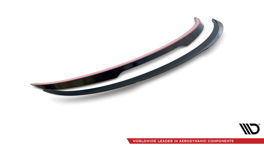 Maxton Design Spoiler CAP passend für Infiniti G37 Coupe schwarz Hochglanz