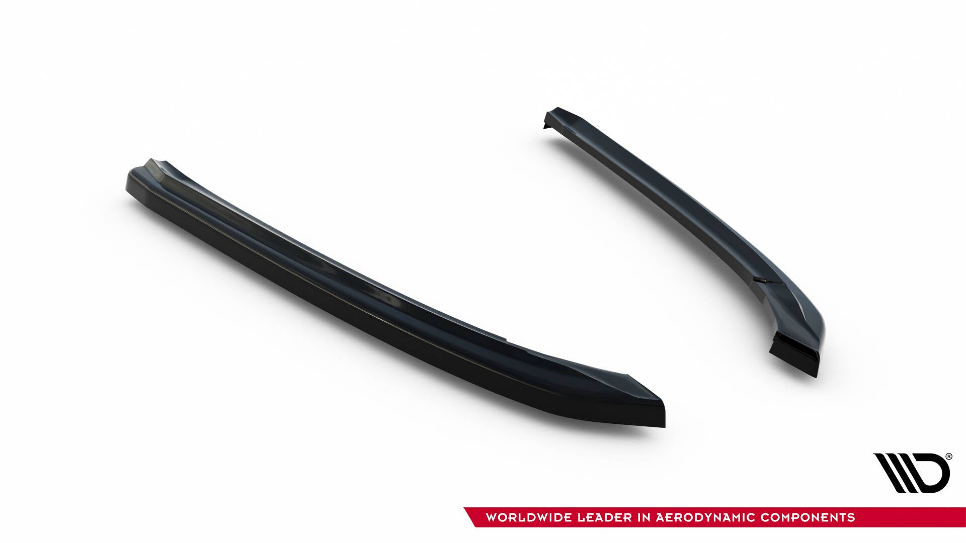 Maxton Design Heck Ansatz Flaps Diffusor passend für Audi A8 D4 schwarz Hochglanz