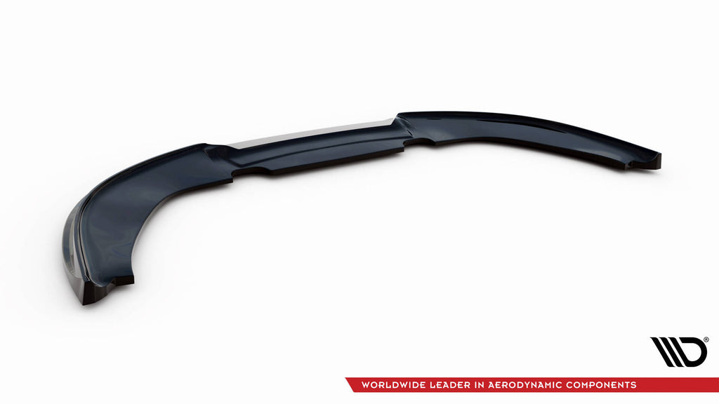 Maxton Design Street+ Spoilerlippe Front Ansatz V.1 passend für Audi RS4 B7 schwarz Hochglanz