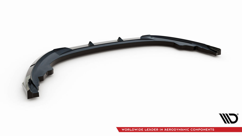 Maxton Design Street+ Spoilerlippe Front Ansatz V.1 passend für Toyota GR86 Mk1 schwarz Hochglanz