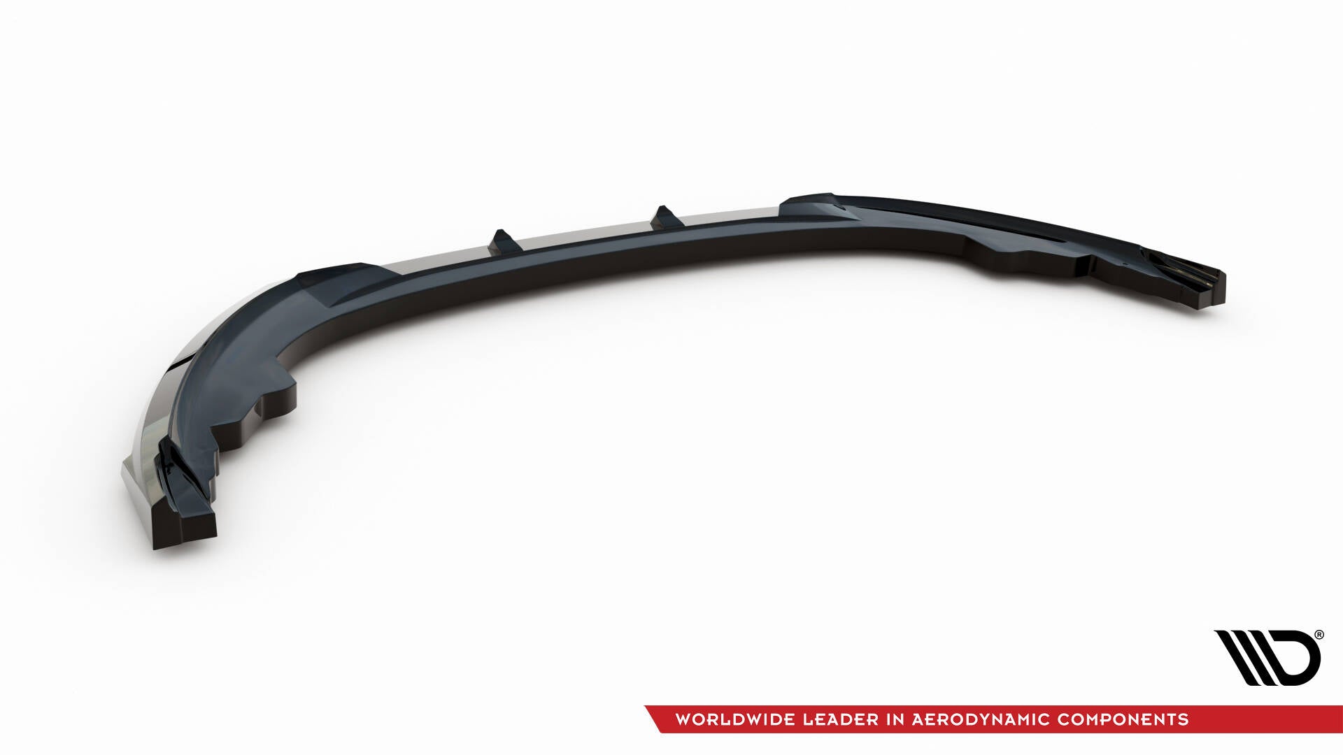 Maxton Design Street+ Spoilerlippe Front Ansatz V.1 passend für Toyota GR86 Mk1 schwarz Hochglanz