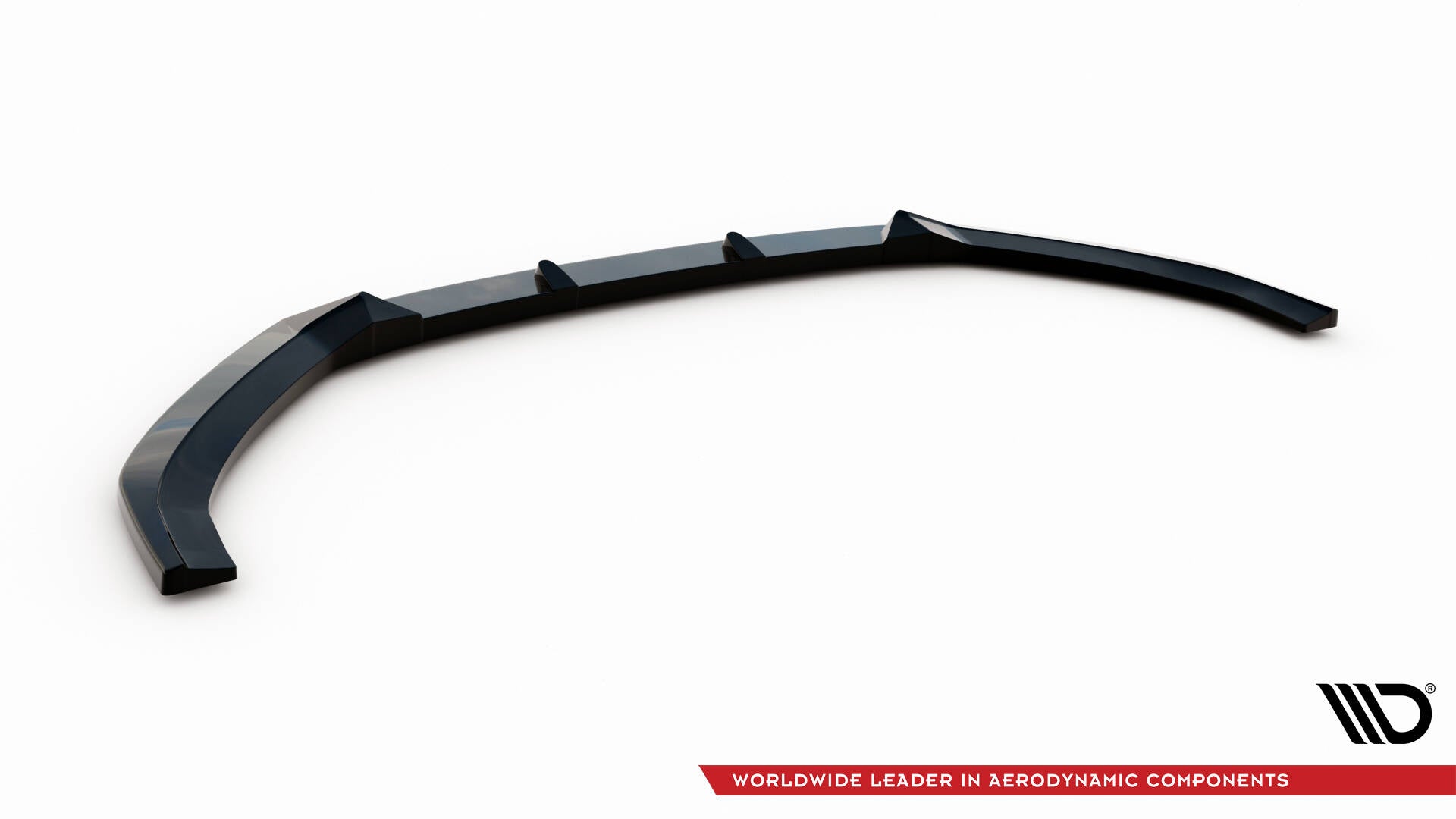 Maxton Design Street+ Spoilerlippe Front Ansatz V.1 passend für Audi A3 Sportback 8V Facelift schwarz Hochglanz