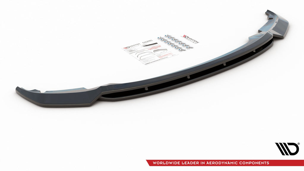 Maxton Design Street+ Spoilerlippe Front Ansatz passend für BMW X2 F39 M-Paket schwarz Hochglanz