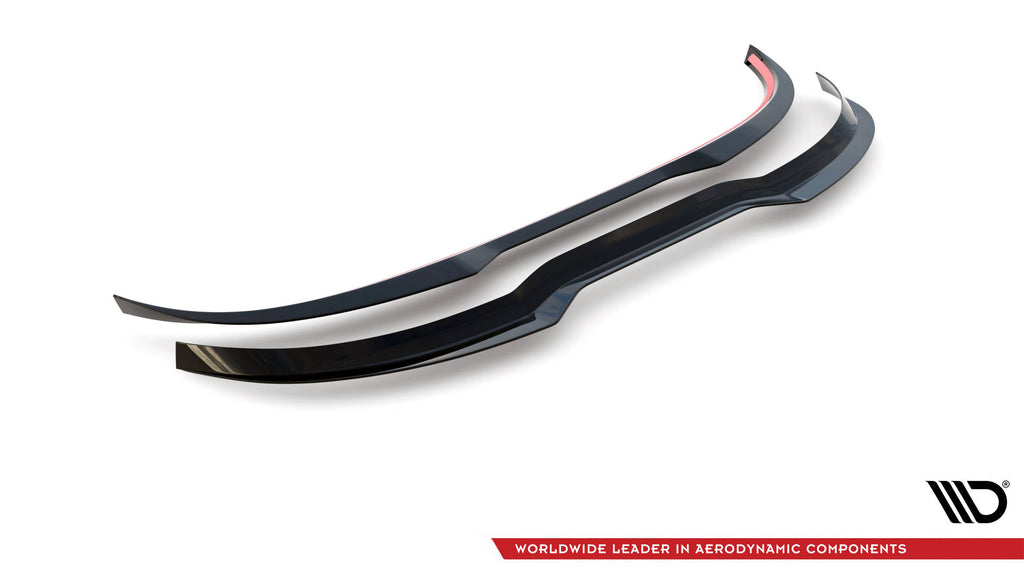 Maxton Design Spoiler CAP passend für Peugeot 208 GTi Mk1 schwarz Hochglanz