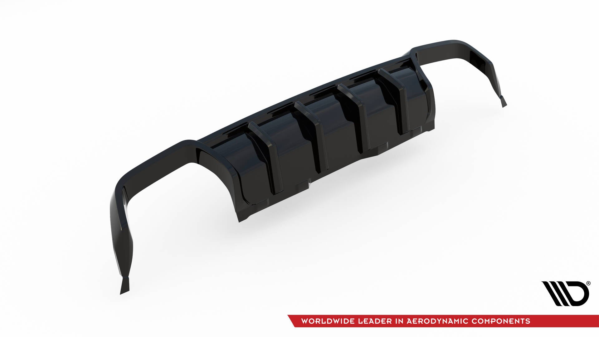 Maxton Design Diffusor Heck Ansatz passend für BMW X3 M F97 / F97 Facelift schwarz Hochglanz