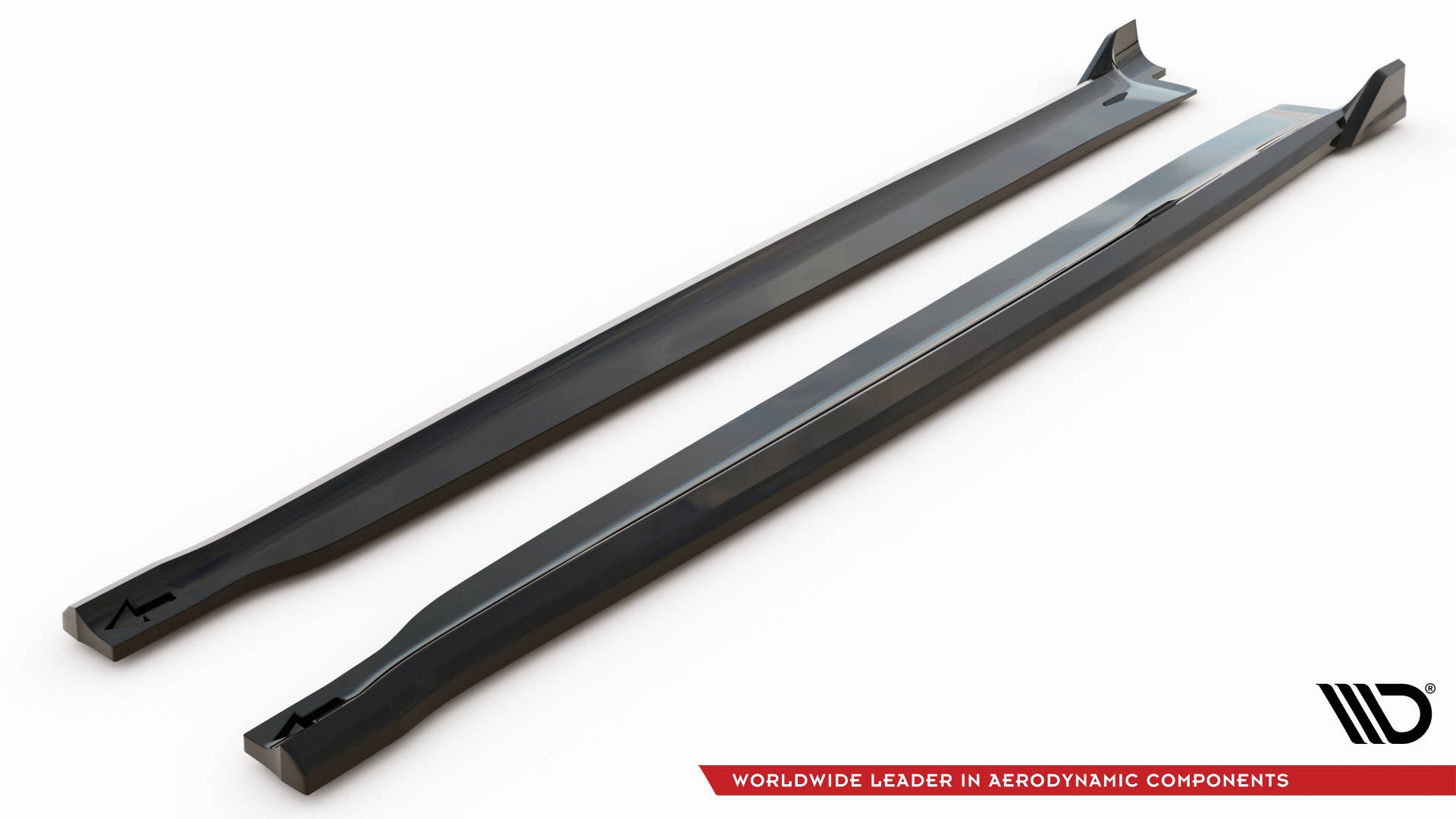 Maxton Design Seitenschweller Ansatz für V.2 für BMW X6 M-Paket F16 Carbon Look