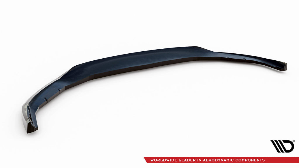 Maxton Design Street+ Spoilerlippe Front Ansatz V.2 passend für BMW 5er G30 / G31 Facelift schwarz Hochglanz