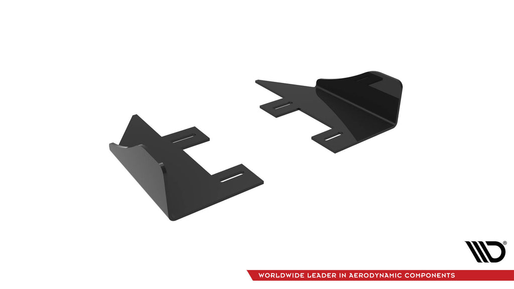 Maxton Design Seitenschweller Flaps passend für Mercedes-Benz A 45 AMG W176 Facelift schwarz Hochglanz