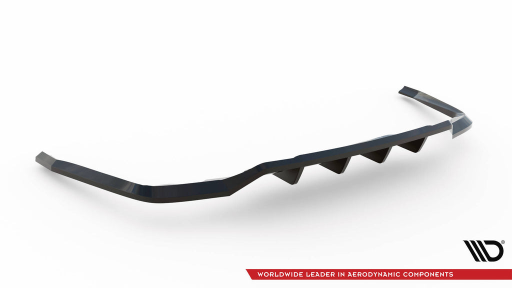 Maxton Design Street+ Mittlerer Diffusor RACE passend für Ford Explorer XLT Mk6 schwarz Hochglanz