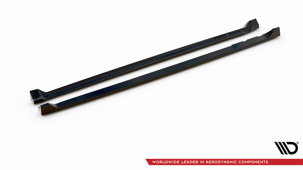 Maxton Design Street+ Seitenschweller Leisten passend für Mini Cooper Countryman R60 Facelift schwarz Hochglanz