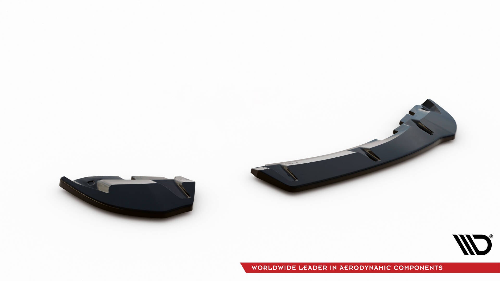 Maxton Design Heck Ansatz Flaps Diffusor passend für Seat Ibiza FR SC Mk4 Facelift schwarz Hochglanz