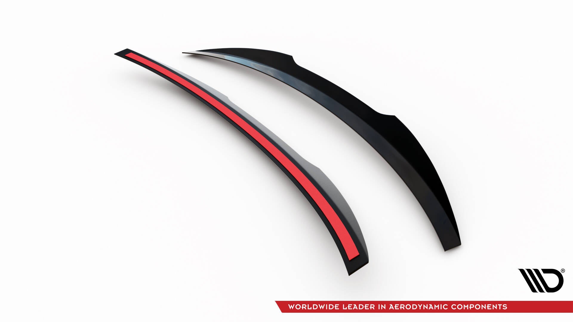 Maxton Design Spoiler CAP passend für Audi S4 B8 FL Limousine schwarz Hochglanz