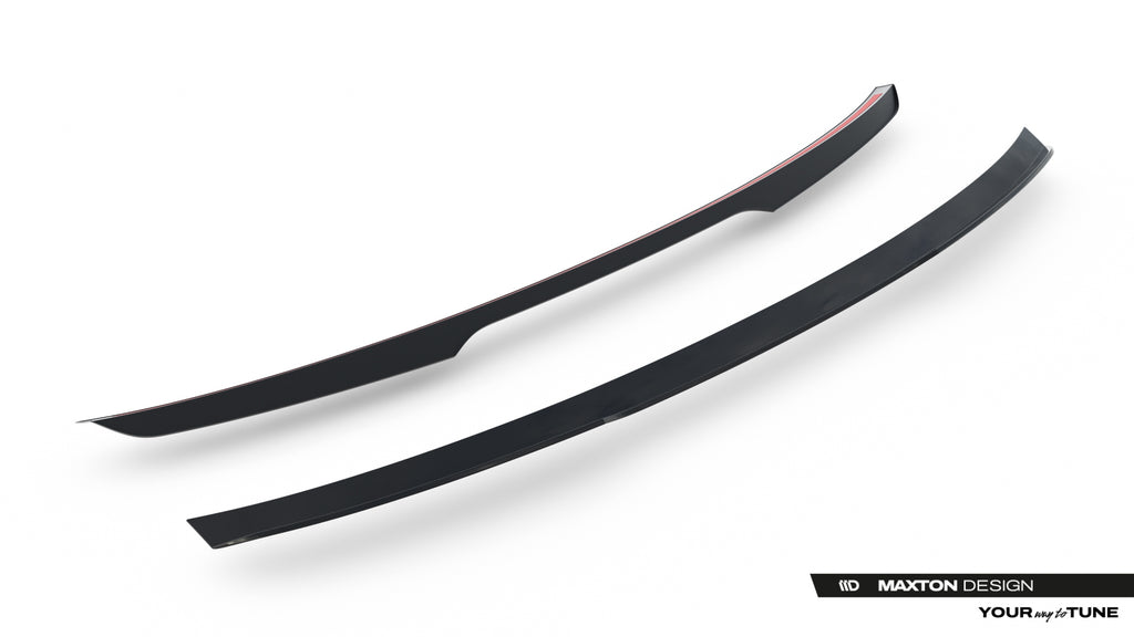 Maxton Design Niedriger Spoiler CAP passend für Omoda 9 Mk1 schwarz Hochglanz