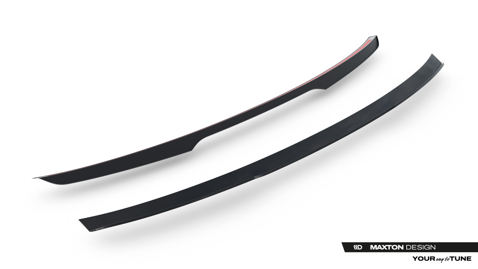 Maxton Design Niedriger Spoiler CAP passend für Omoda 9 Mk1 schwarz Hochglanz