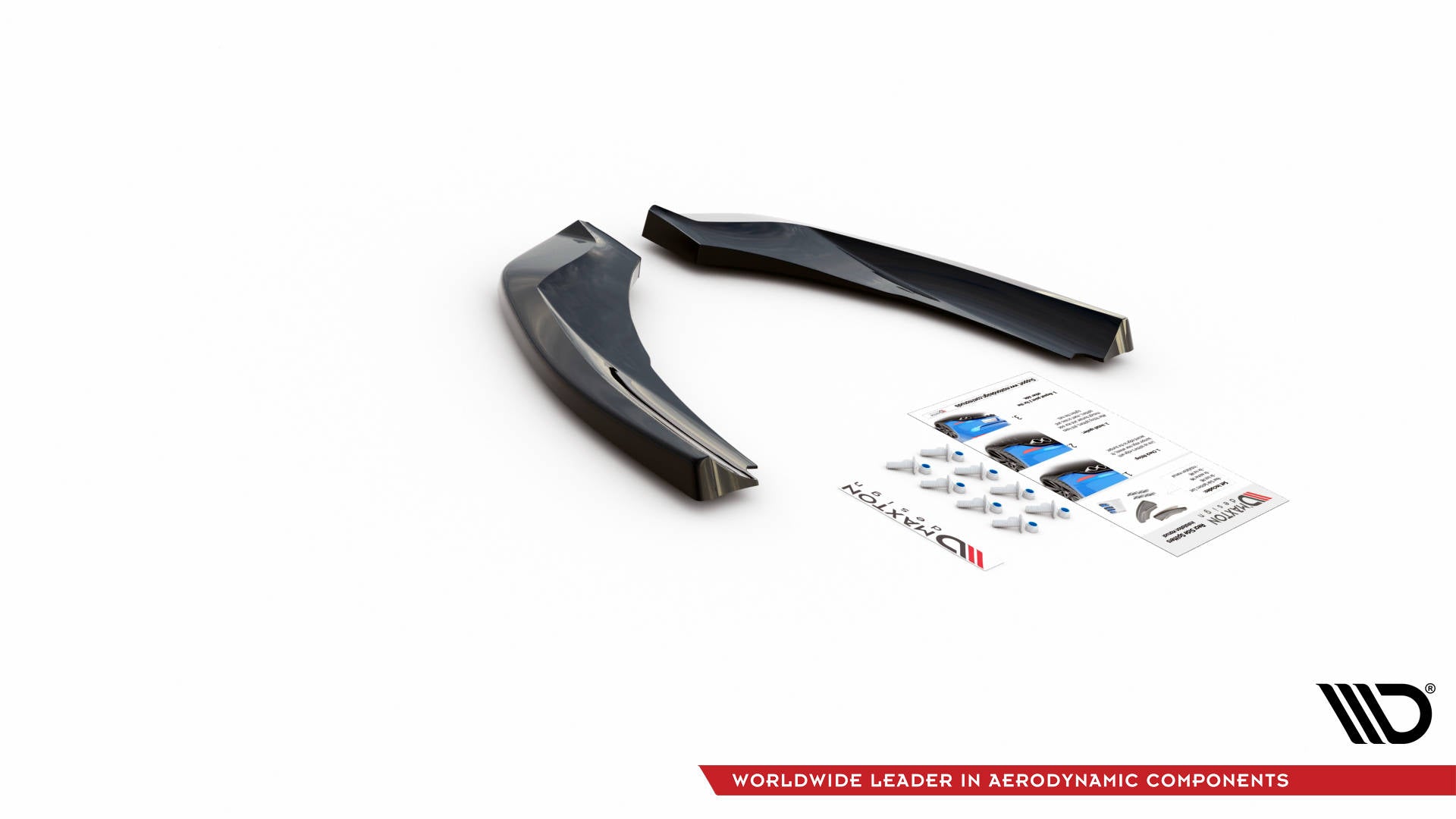 Maxton Design Heck Ansatz Flaps Diffusor passend für BMW Z4 M-Paket G29 schwarz Hochglanz