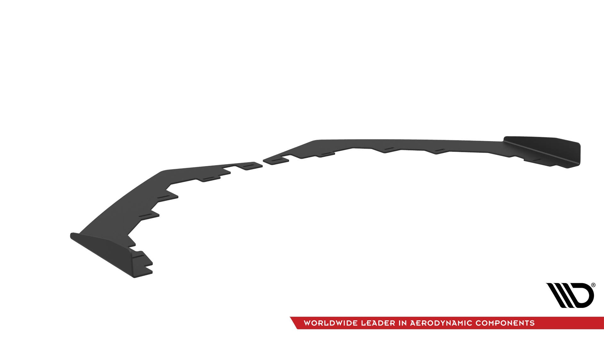 Maxton Design Front Stoßstange Flaps passend für Audi S3 / A3 S-Line Limousine 8V schwarz Hochglanz