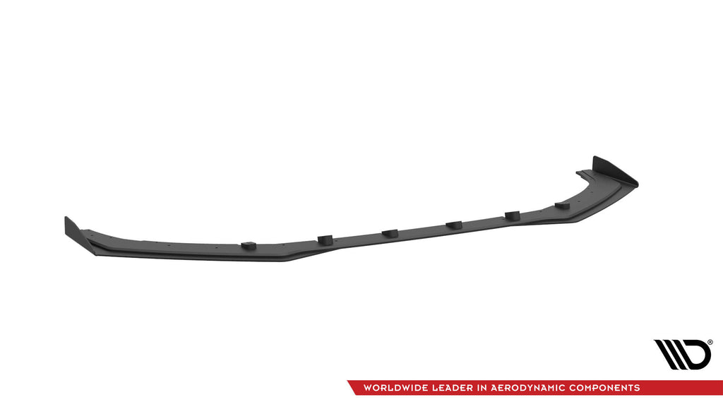Maxton Design Street Pro Street+ Spoilerlippe Front Ansatz + Flaps passend für Audi S3 / A3 S-Line Limousine 8V schwarz Hochglanz
