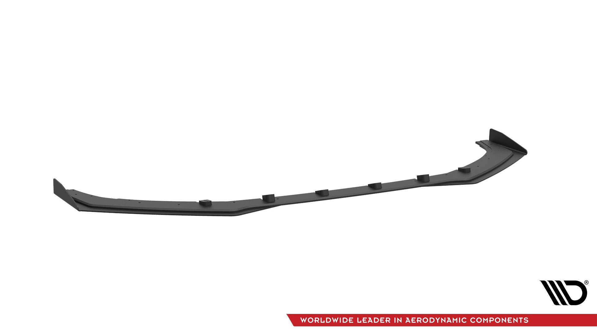 Maxton Design Street Pro Street+ Spoilerlippe Front Ansatz + Flaps passend für Audi S3 / A3 S-Line Limousine 8V schwarz Hochglanz