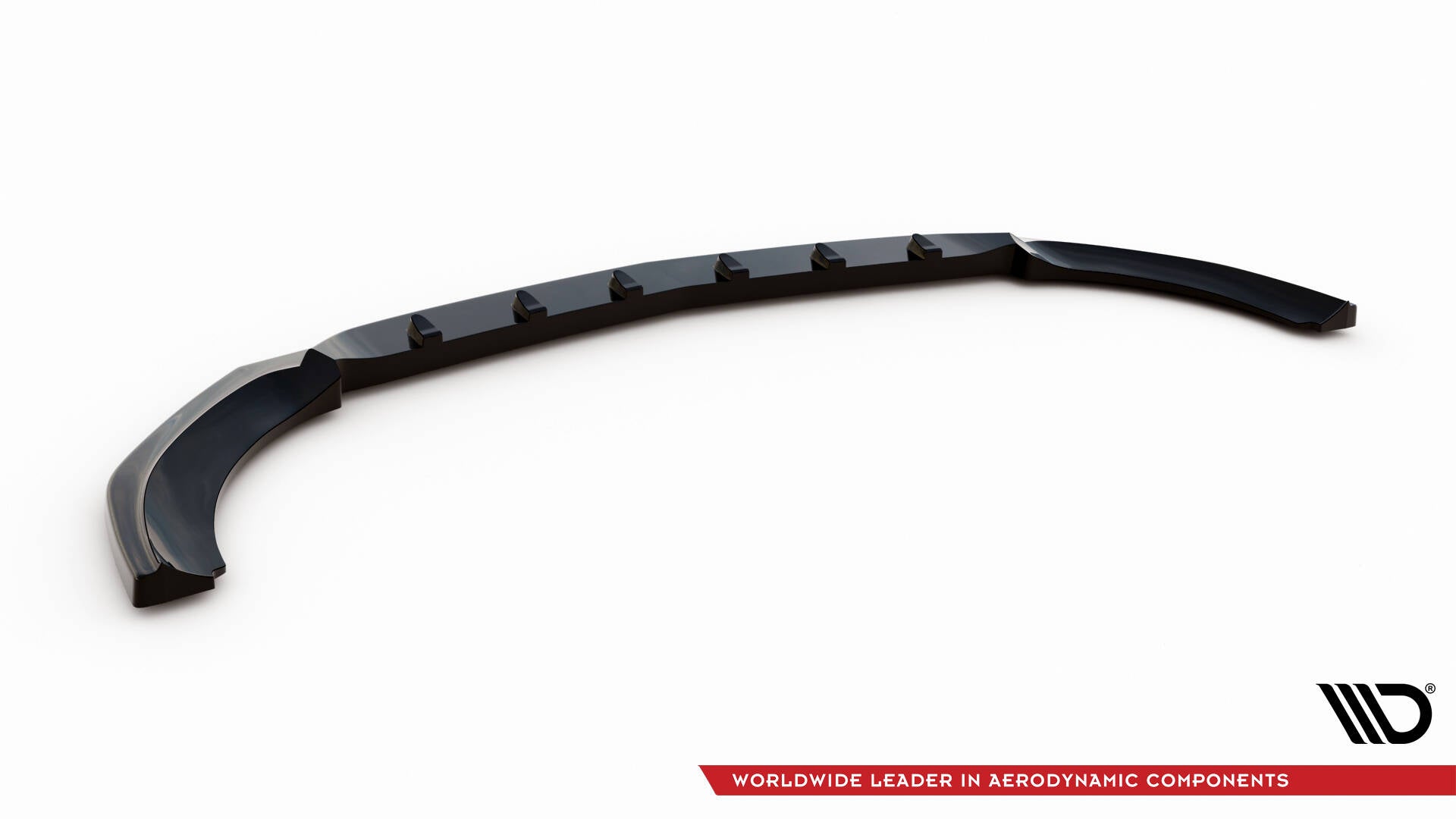 Maxton Design Street+ Spoilerlippe Front Ansatz passend für Mercedes-Benz E W213 schwarz Hochglanz