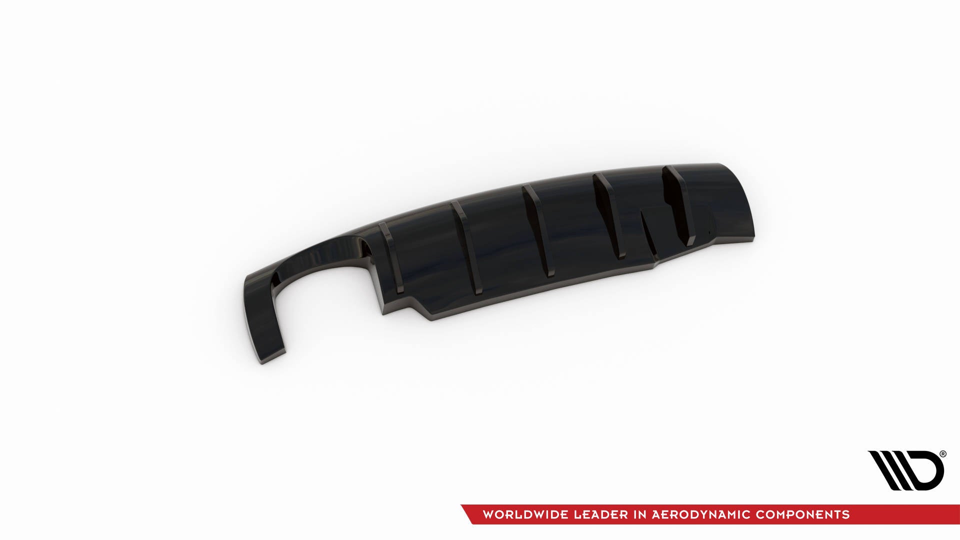 Maxton Design Diffusor Heck Ansatz passend für Seat Ibiza Cupra Mk3 schwarz Hochglanz
