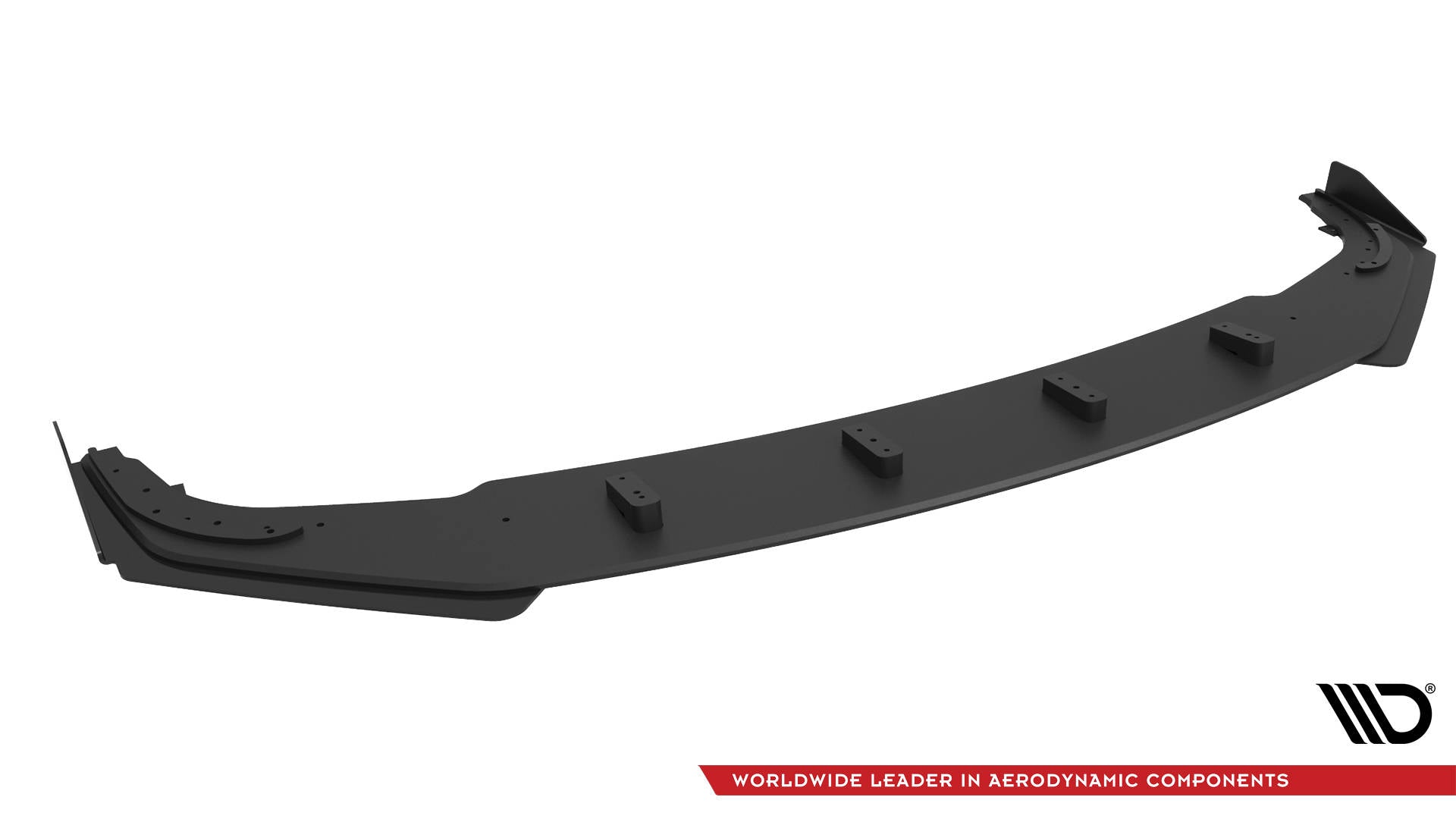 Maxton Design Street Pro Street+ Spoilerlippe Front Ansatz + Flaps passend für BMW 2 Coupe G42 schwarz Hochglanz