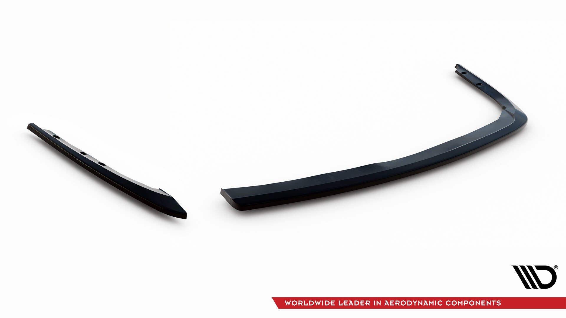 Maxton Design Heck Ansatz Flaps Diffusor passend für BMW 3er Touring E91 schwarz Hochglanz