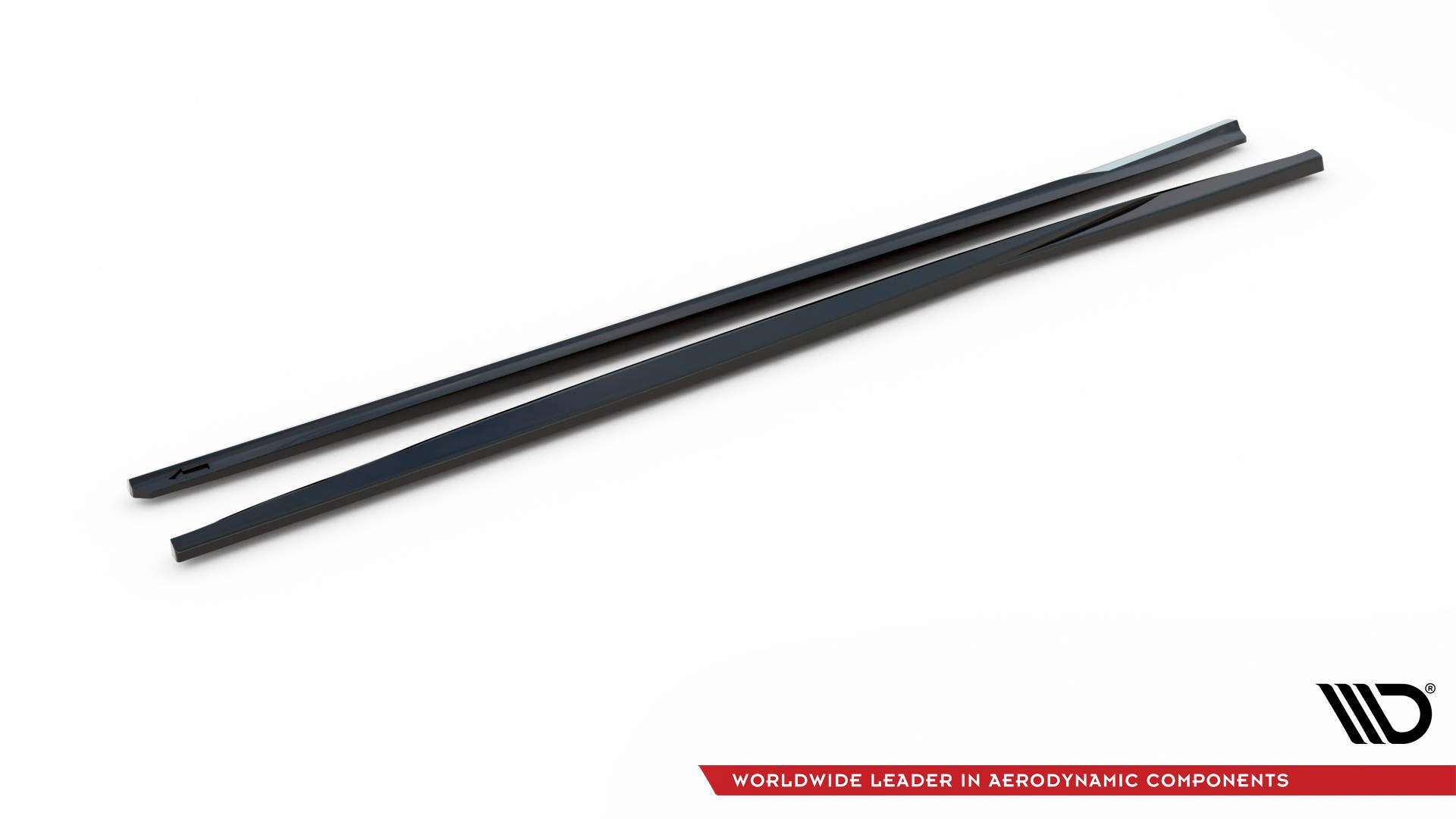 Maxton Design Street+ Seitenschweller Leisten passend für VW Scirocco Mk3 schwarz Hochglanz