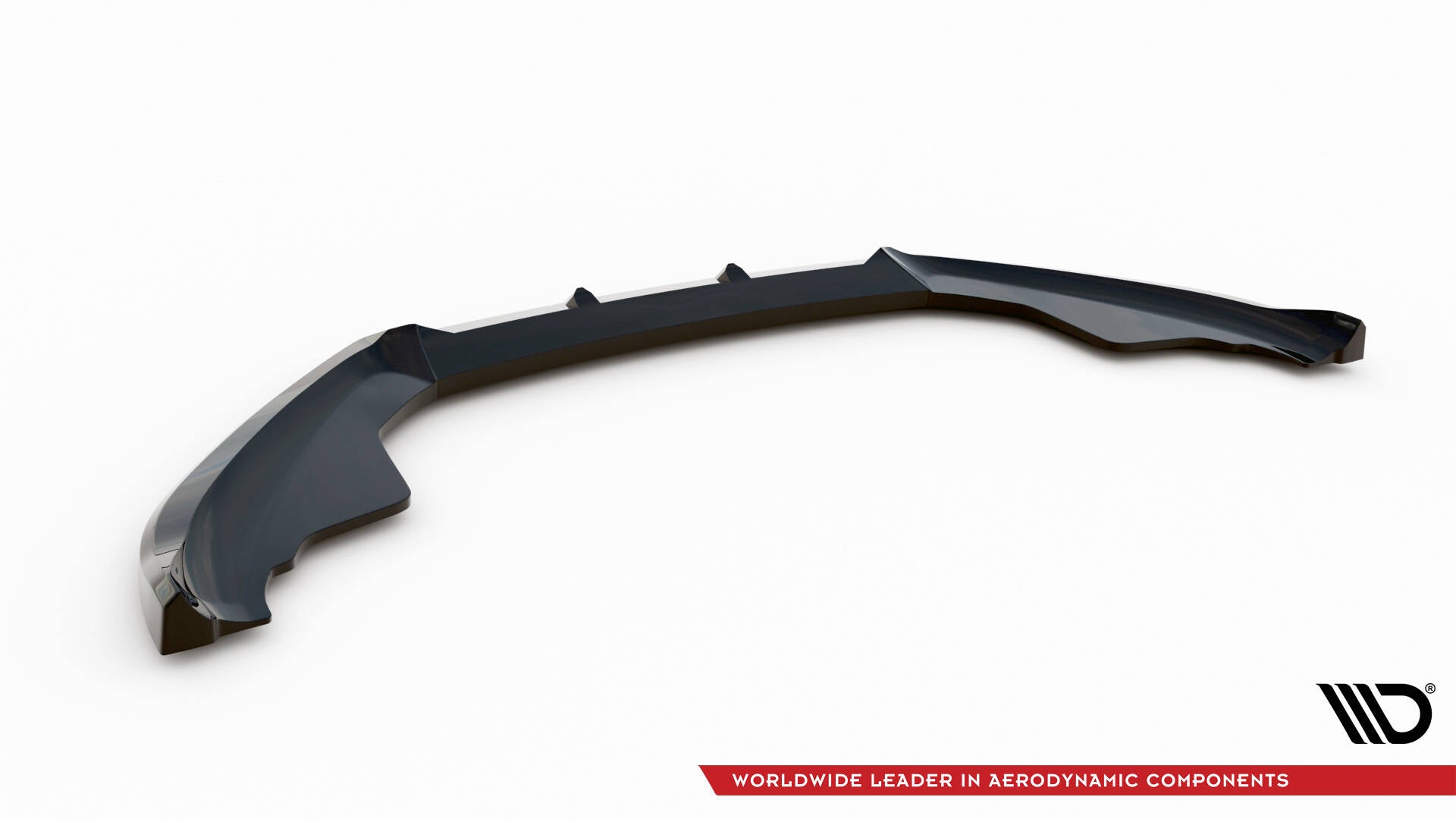 Maxton Design Street+ Spoilerlippe Front Ansatz V.2 passend für Audi S5 / A5 S-Line 8T schwarz Hochglanz