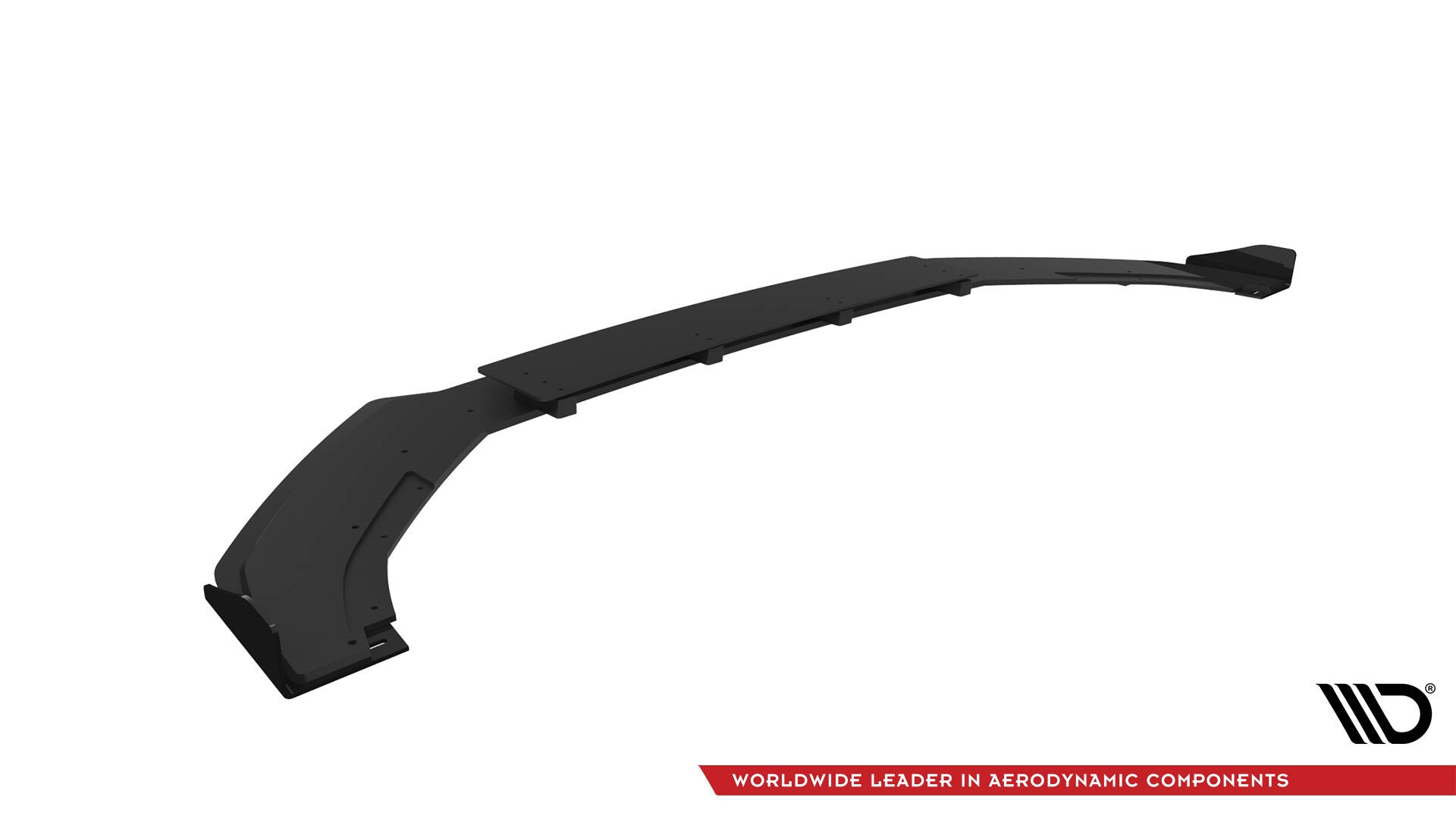 Maxton Design Street Pro Street+ Spoilerlippe Front Ansatz passend für + Flaps passend für V.1 + Flaps VW Golf R Mk7 schwarz Hochglanz