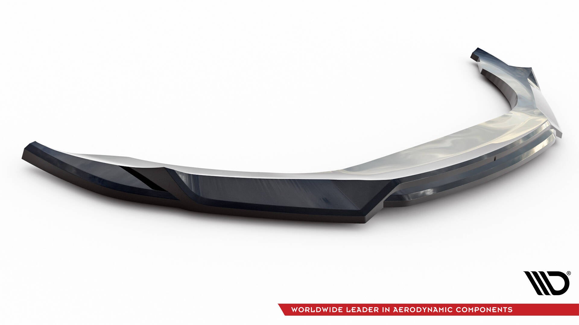 Maxton Design Street+ Spoilerlippe Front Ansatz V.2 passend für Maserati Ghibli Mk3 Facelift schwarz Hochglanz