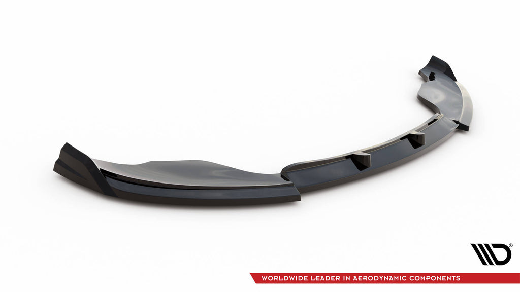 Maxton Design Street+ Spoilerlippe Front Ansatz passend für BMW X3 M-Paket F25 schwarz Hochglanz