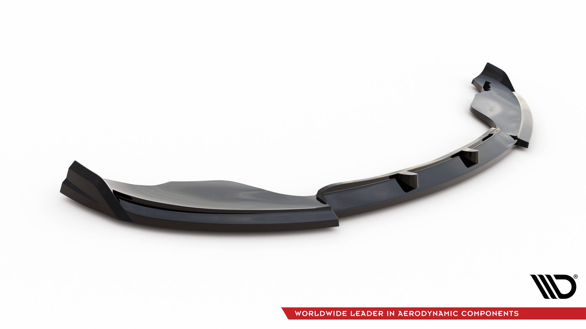 Maxton Design Street+ Spoilerlippe Front Ansatz passend für BMW X3 M-Paket F25 schwarz Hochglanz