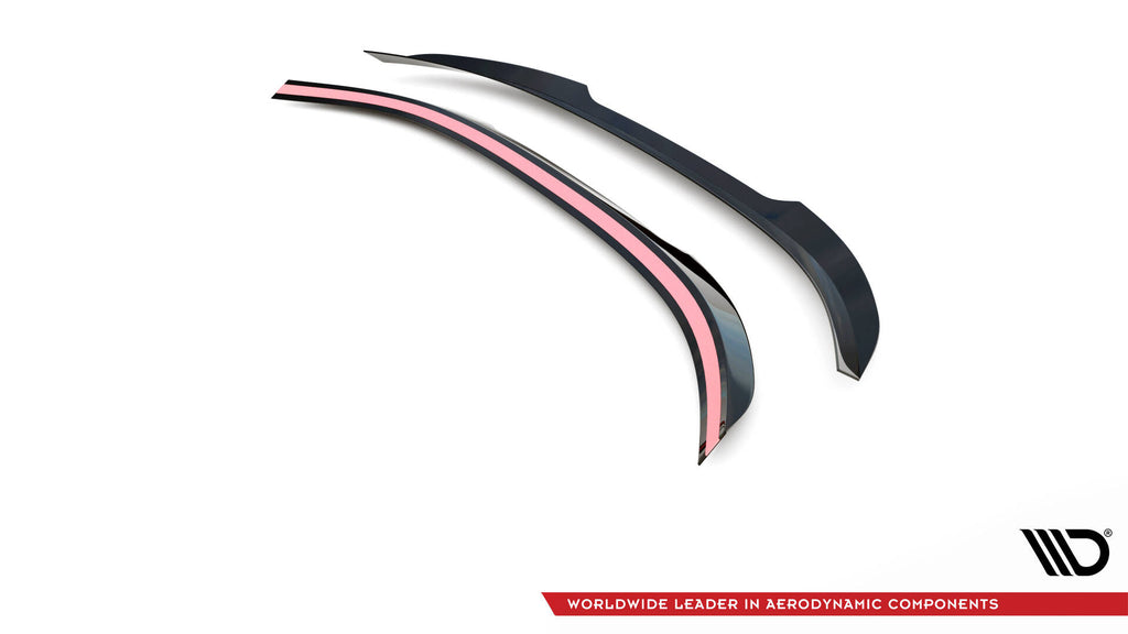 Maxton Design Spoiler CAP passend für Hyundai I30 Fastback N-Line Mk3 schwarz Hochglanz