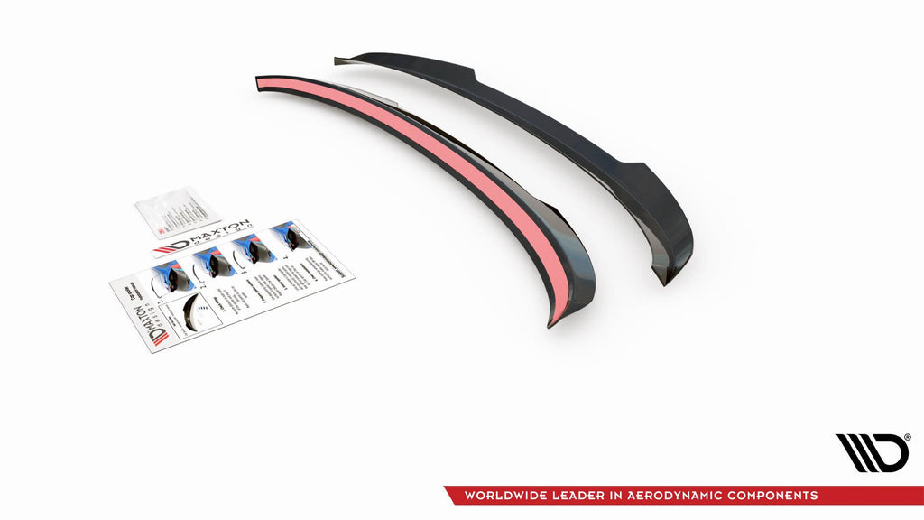 Maxton Design Spoiler CAP passend für Cupra Leon ST Mk1 Facelift schwarz Hochglanz