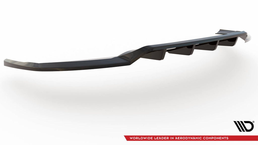 Maxton Design Street+ Mittlerer Diffusor RACE passend für Audi e-tron schwarz Hochglanz