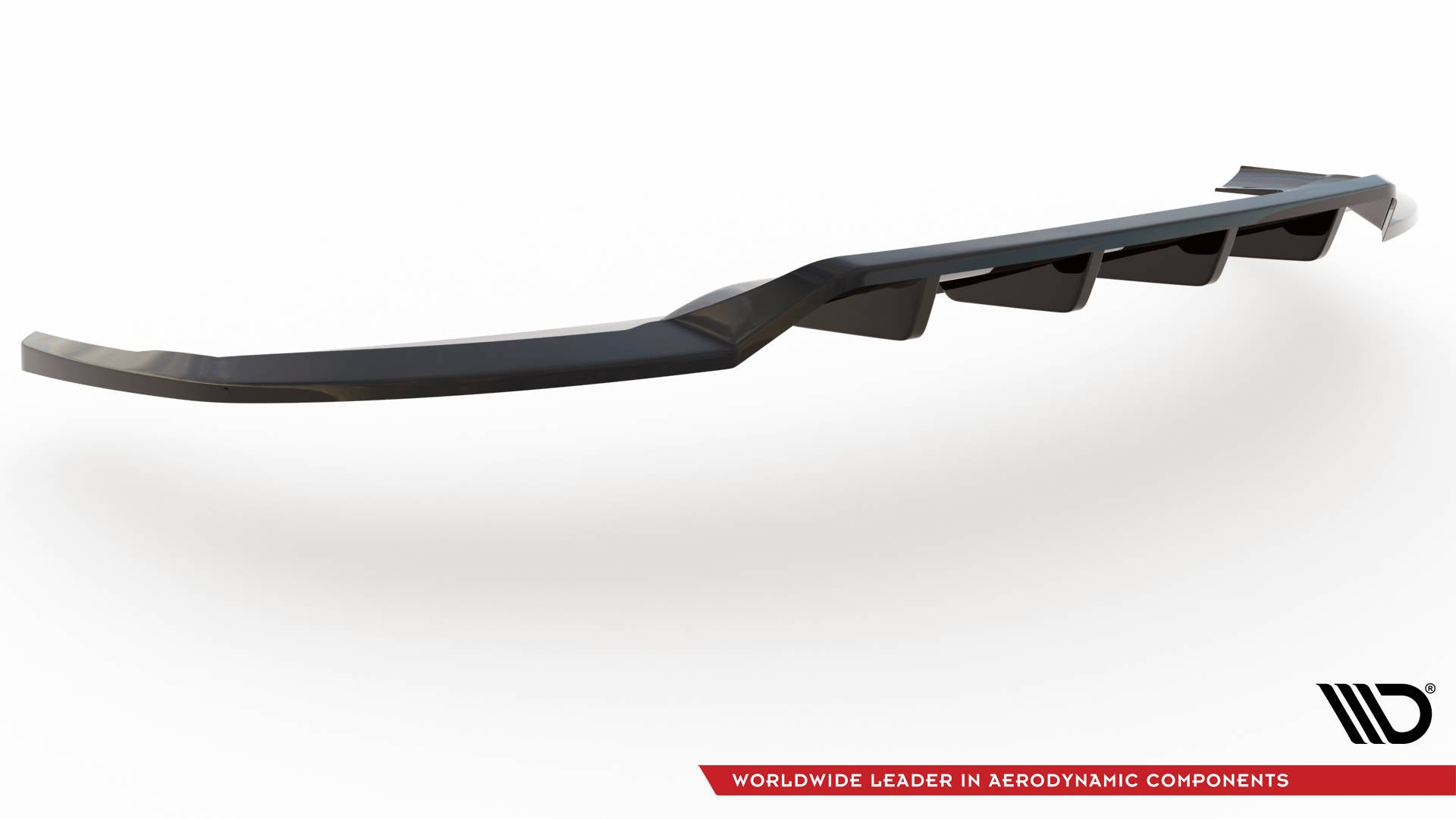 Maxton Design Street+ Mittlerer Diffusor RACE passend für Audi e-tron schwarz Hochglanz