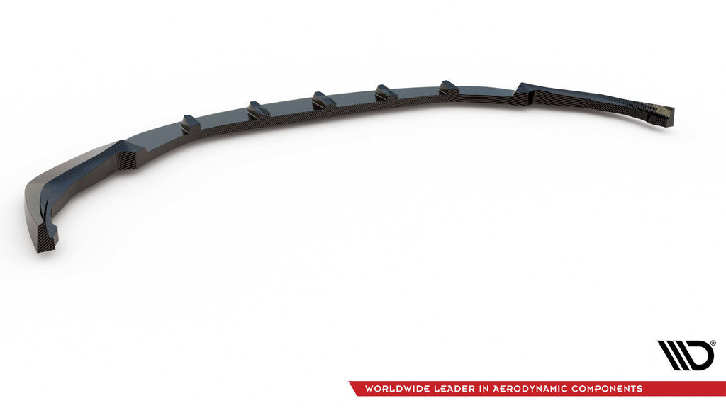 Maxton Design Prepreg Carbon Fiber Street+ Spoilerlippe Front Ansatz V.1 passend für BMW M3 Limousine / Touring G80 / G81