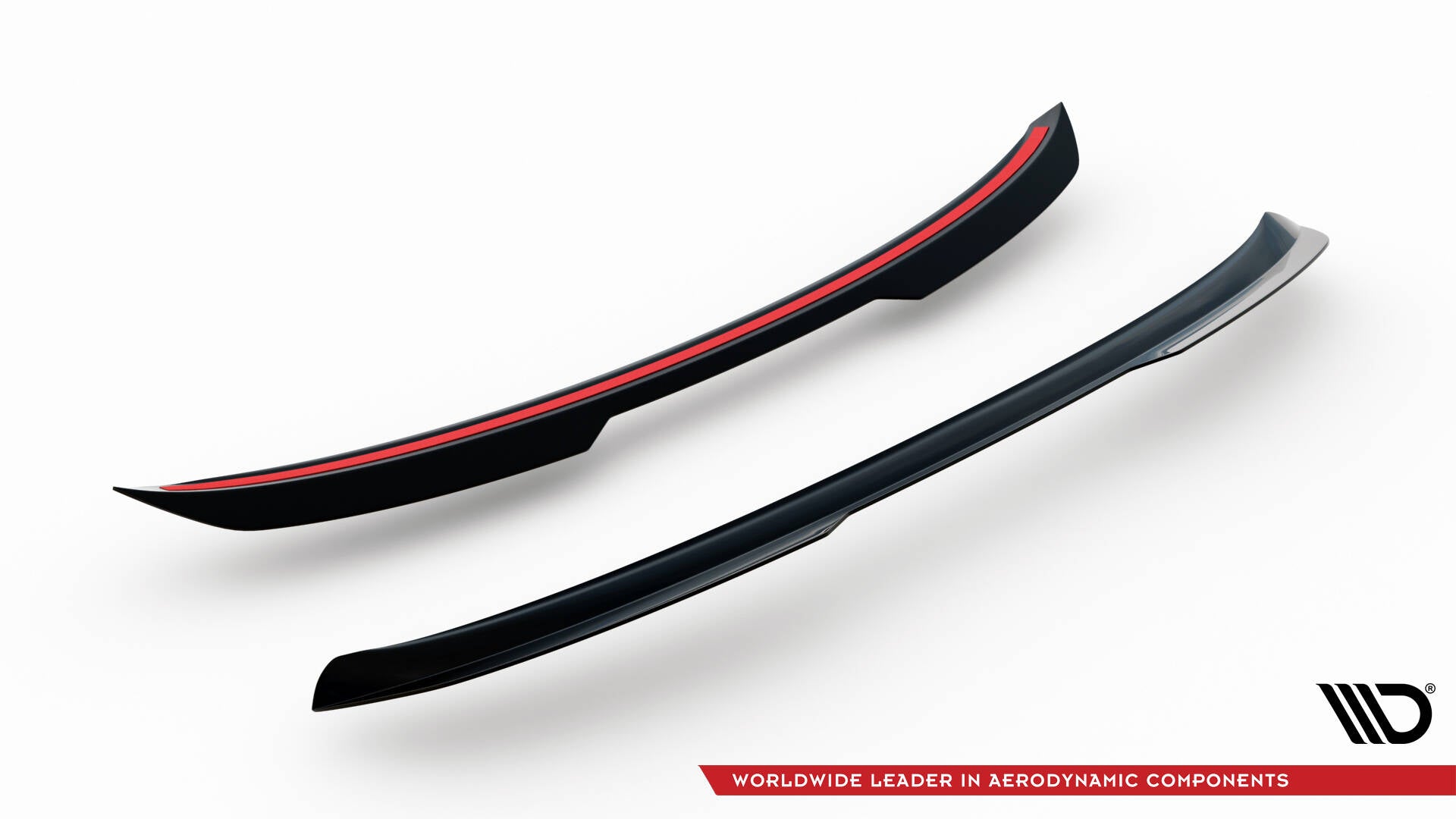 Maxton Design Spoiler CAP V.1 passend für Audi A6 C7 Avant schwarz Hochglanz