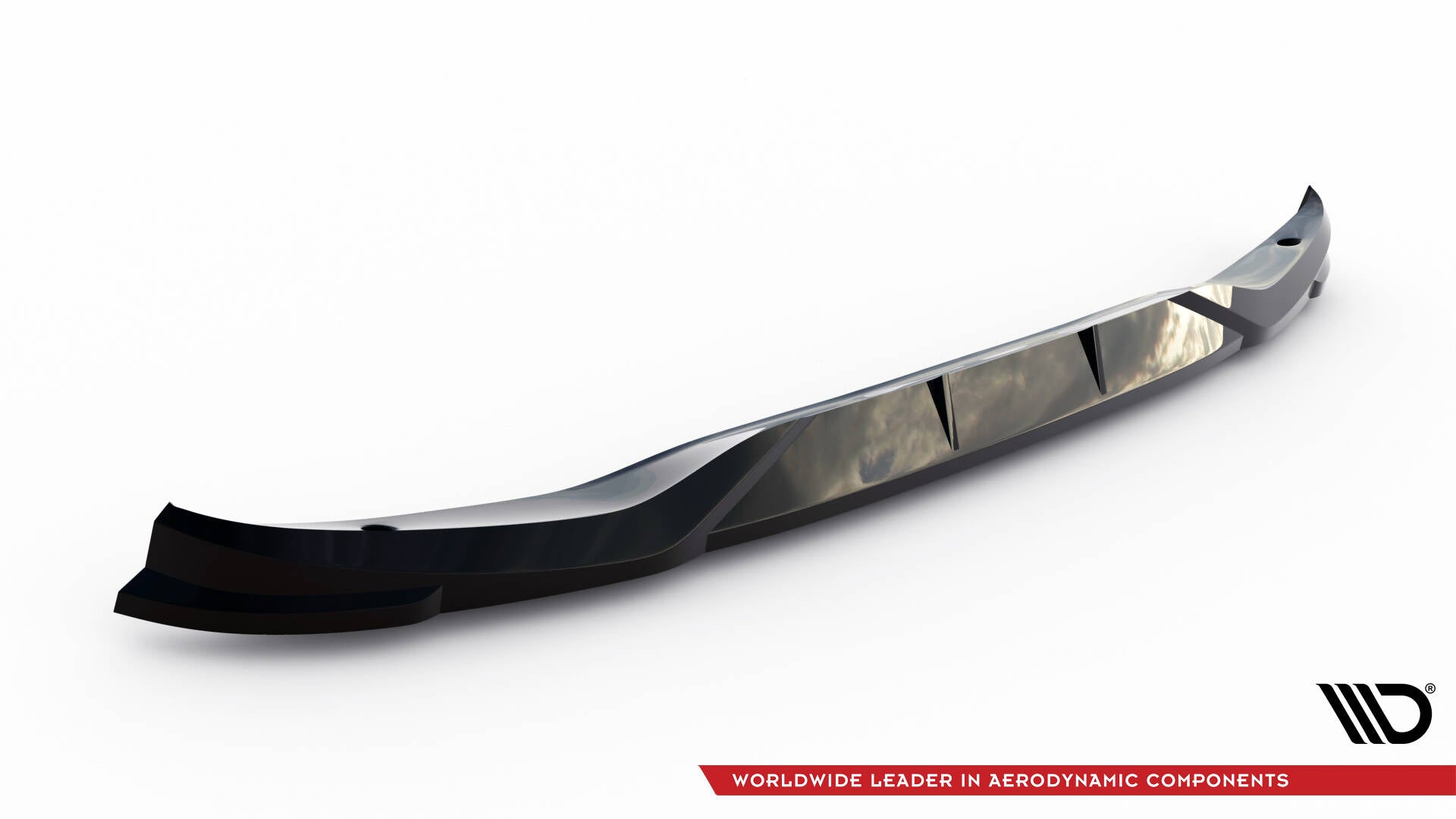 Maxton Design Street+ Spoilerlippe Front Ansatz passend für Brabus Smart Fortwo C451 Facelift schwarz Hochglanz