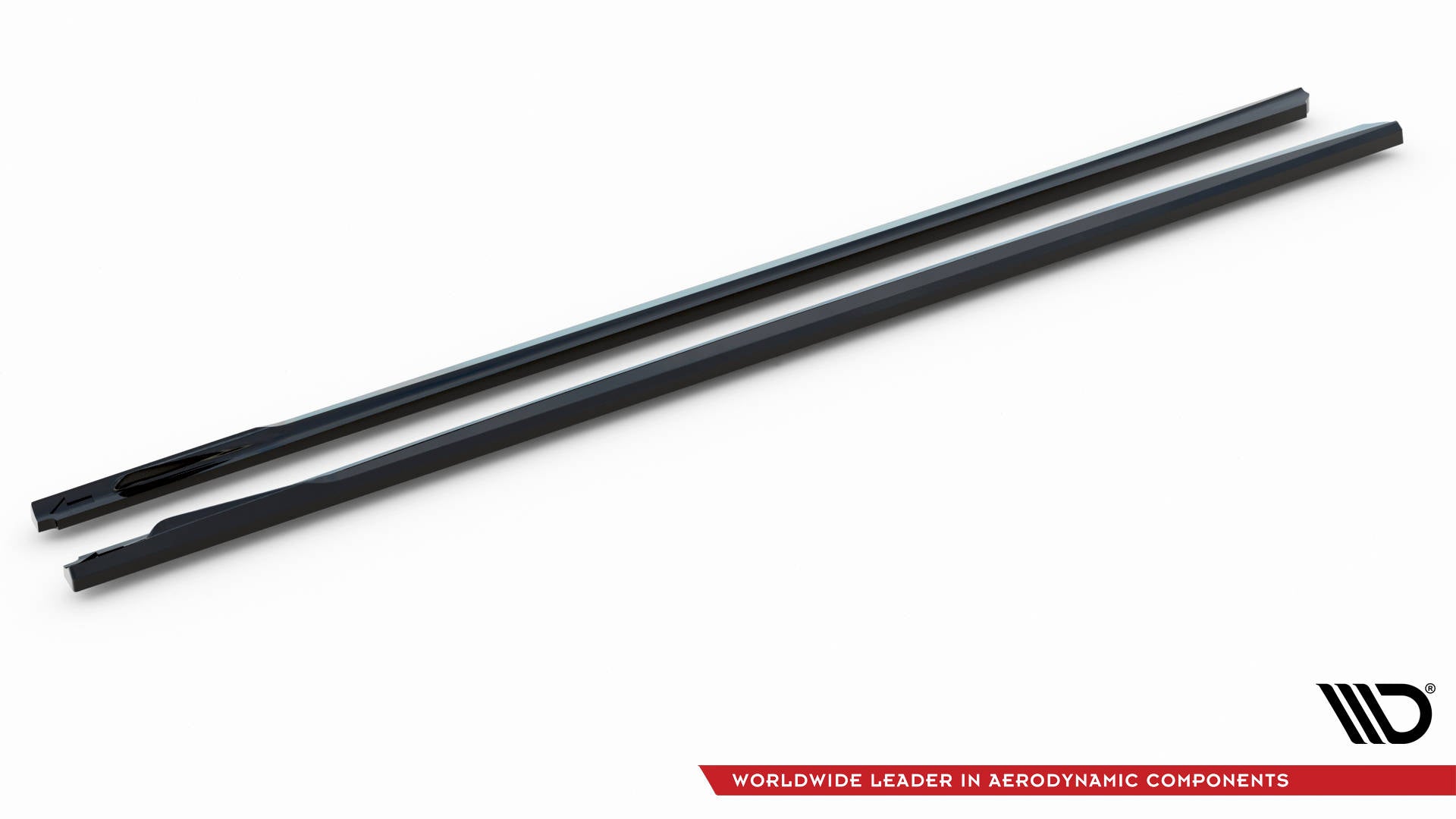 Maxton Design Street+ Seitenschweller Leisten passend für BMW 3er M340i / M-Paket G20 / G21 Facelift schwarz Hochglanz