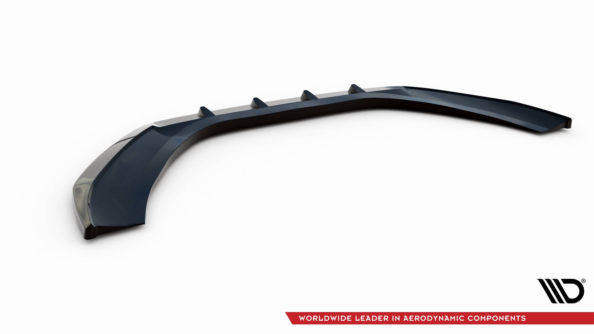 Maxton Design Street+ Spoilerlippe Front Ansatz V.3 passend für Audi A6 C7 schwarz Hochglanz