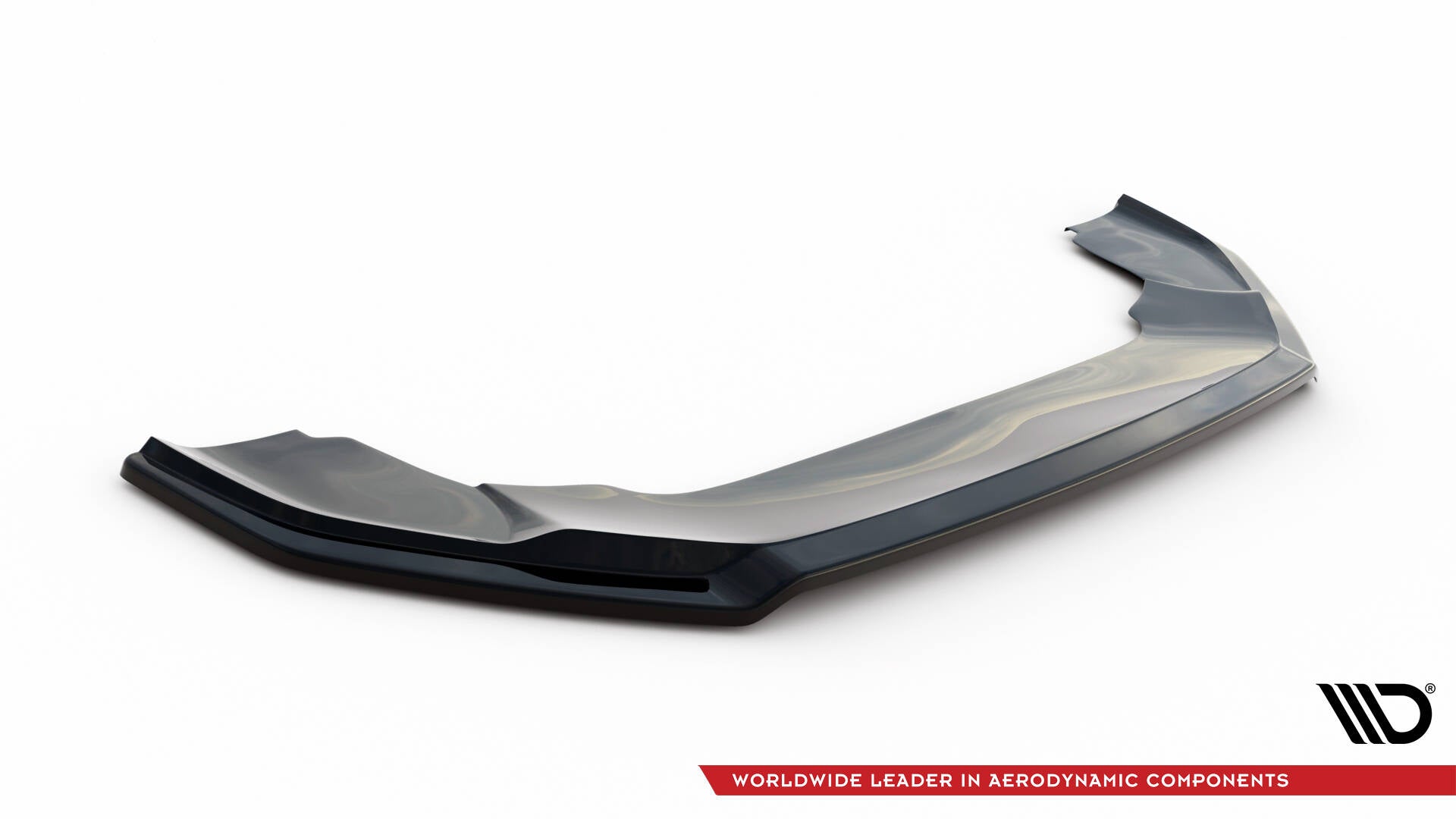 Maxton Design Street+ Spoilerlippe Front Ansatz V.2 passend für VW Crafter Mk2 schwarz Hochglanz