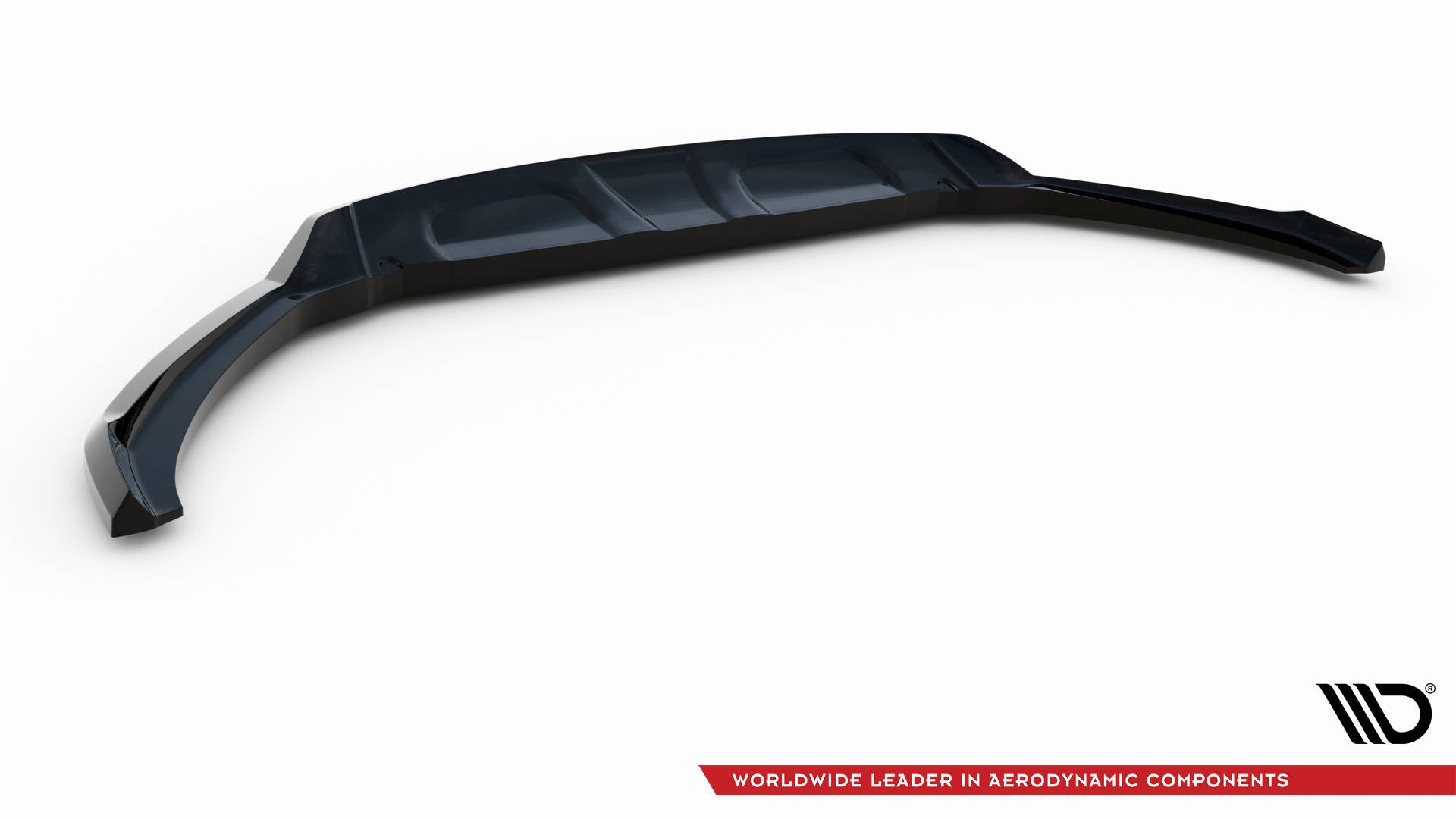 Maxton Design Street+ Spoilerlippe Front Ansatz V.2 passend für Maserati Levante Mk1 schwarz Hochglanz