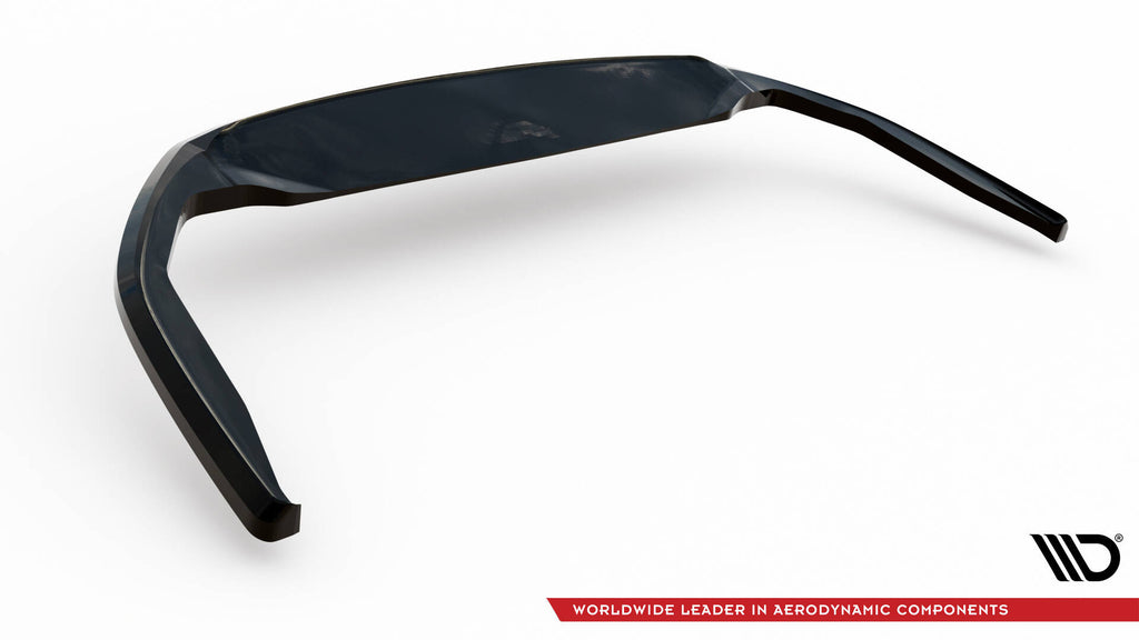 Maxton Design Street+ Mittlerer Diffusor RACE passend für Honda Civic Mk10 schwarz Hochglanz