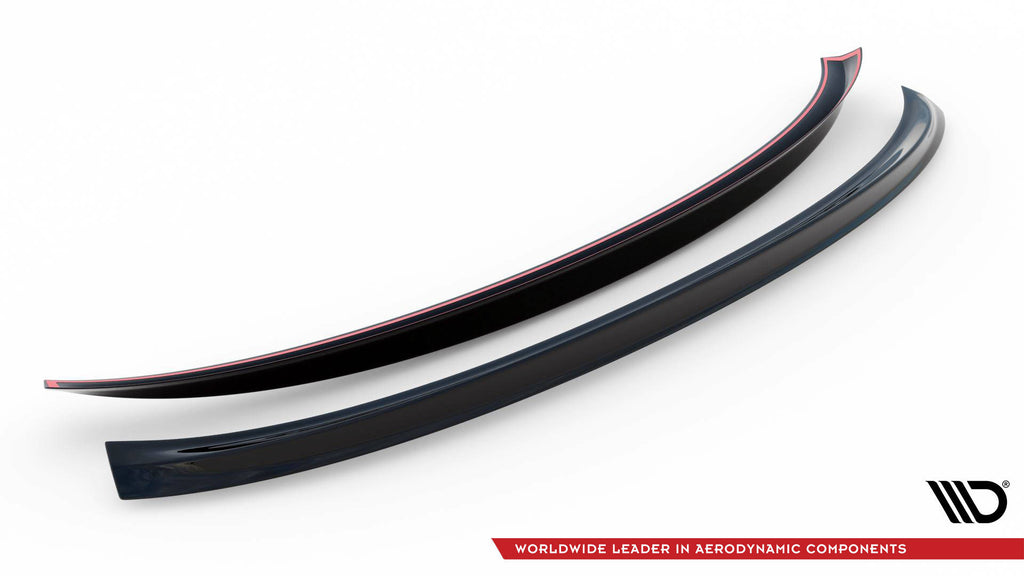 Maxton Design 3D Spoiler CAP V.2 passend für BMW X6 F16 M-Paket / X6 M F86 schwarz Hochglanz