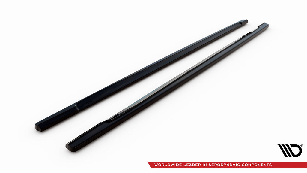Maxton Design Street+ Seitenschweller Leisten passend für VW GOLF 6 GTI/ GTD schwarz Hochglanz
