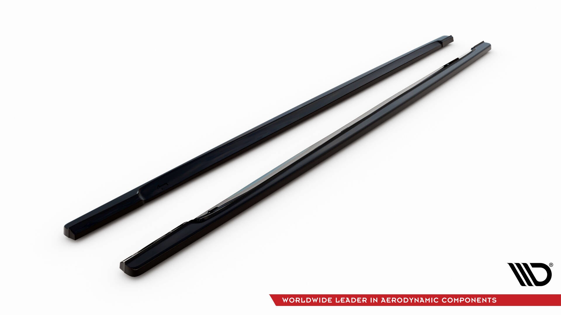 Maxton Design Street+ Seitenschweller Leisten passend für VW GOLF 6 GTI/ GTD schwarz Hochglanz